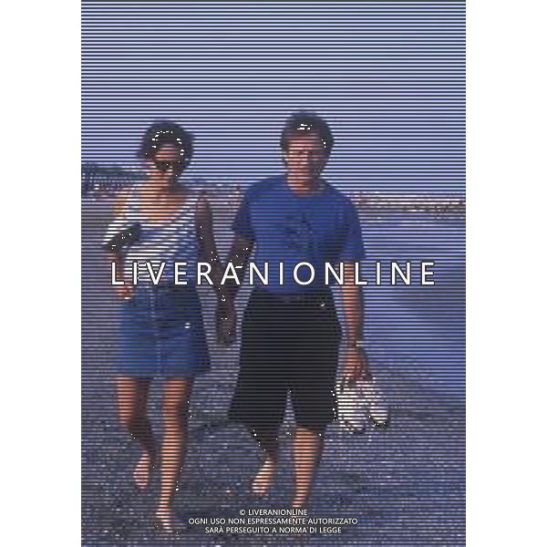 DIAP-RETROSPETTIVA ROBIN WILLIAMS ATTORE NELLA FOTO ROBIN WILLIAMS A VENEZIA NELL\'ANNO 1988 AG ALDO LIVERANI SAS 