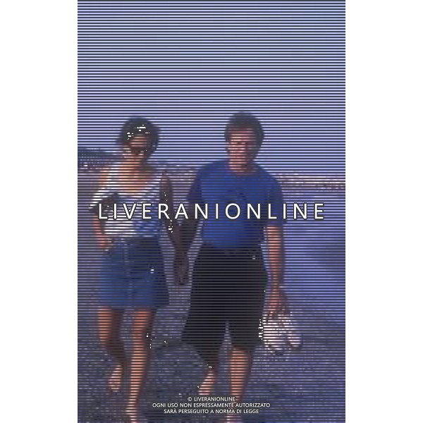DIAP-RETROSPETTIVA ROBIN WILLIAMS ATTORE NELLA FOTO ROBIN WILLIAMS A VENEZIA NELL\'ANNO 1988 AG ALDO LIVERANI SAS 