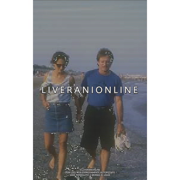 DIAP-RETROSPETTIVA ROBIN WILLIAMS ATTORE NELLA FOTO ROBIN WILLIAMS A VENEZIA NELL\'ANNO 1988 AG ALDO LIVERANI SAS 