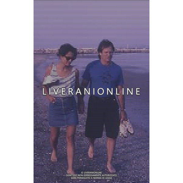 DIAP-RETROSPETTIVA ROBIN WILLIAMS ATTORE NELLA FOTO ROBIN WILLIAMS A VENEZIA NELL\'ANNO 1988 AG ALDO LIVERANI SAS 