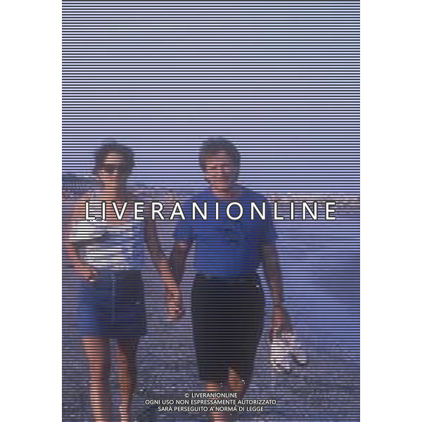 DIAP-RETROSPETTIVA ROBIN WILLIAMS ATTORE NELLA FOTO ROBIN WILLIAMS A VENEZIA NELL\'ANNO 1988 AG ALDO LIVERANI SAS 