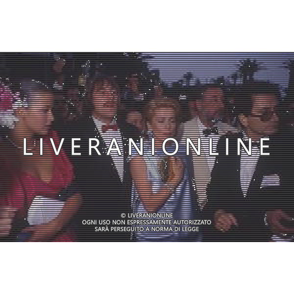 DIAP-RETROSPETTIVA Sophie Marceau, pseudonimo di Sophie Danièle Sylvie Maupu attrice-sceneggiatrice e regista NELLA FOTO Sophie Marceau a cannes nell\'anno 1984 con Gerard Depardieu AG ALDO LIVERANI SAS 
