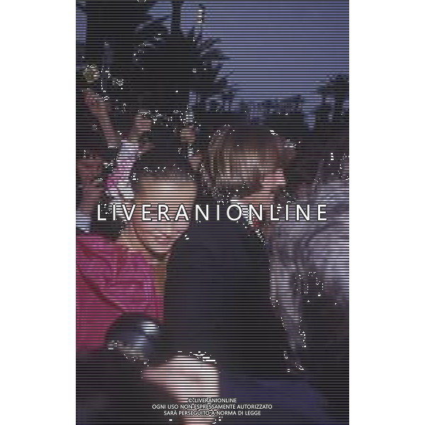 DIAP-RETROSPETTIVA Sophie Marceau, pseudonimo di Sophie Danièle Sylvie Maupu attrice-sceneggiatrice e regista NELLA FOTO Sophie Marceau a cannes nell\'anno 1984 con Gerard Depardieu AG ALDO LIVERANI SAS 