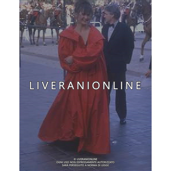 DIAP-RETROSPETTIVA Sophie Marceau, pseudonimo di Sophie Danièle Sylvie Maupu attrice-sceneggiatrice e regista NELLA FOTO Sophie Marceau a cannes nell\'anno 1987 AG ALDO LIVERANI SAS