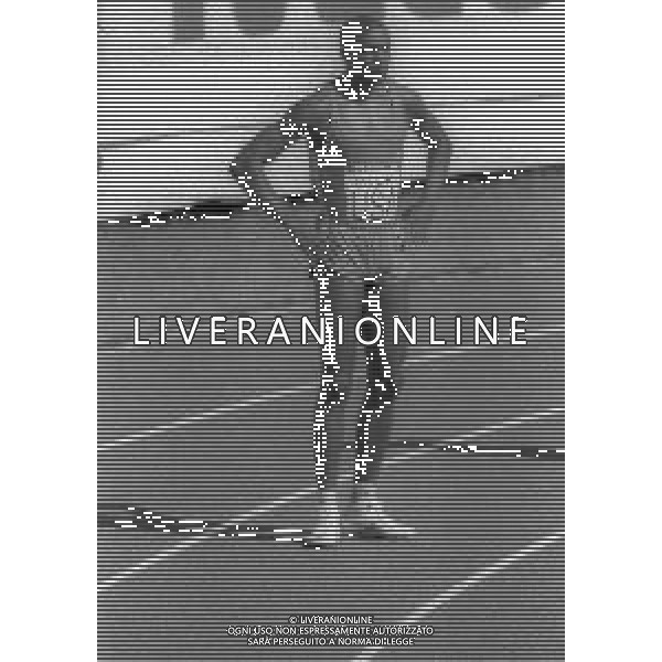 NEG-RETROSPETTIVA CARL LEWIS ATLETICA NELLA FOTO CARL LEWIS A HELSINKI NELL\'ANNO 1983 CAMPIONATI MONDIALI DI ATLETICA AG ALDO LIVERANI SAS