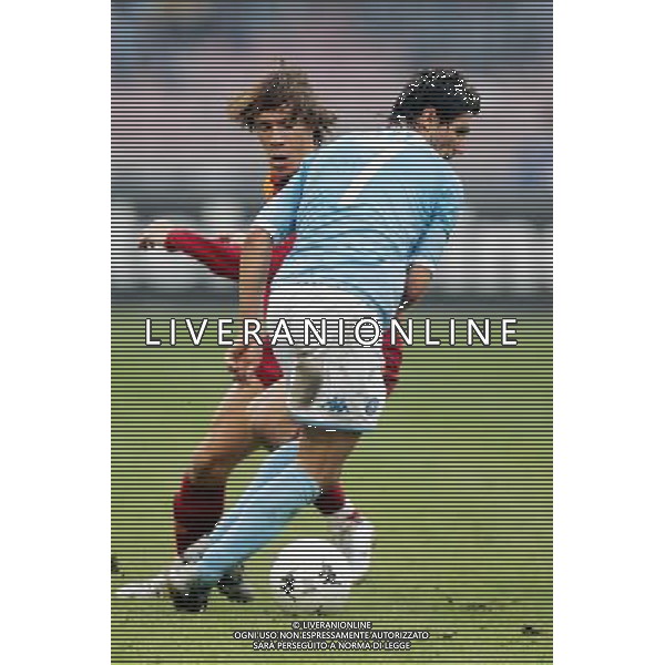 Napoli - Roma coppa italia tim cup 08/12/2005 nella foto ferante rodrigo taddei e fontana ph terruso/agenzia aldo liverani