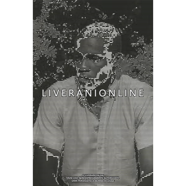 NEG-RETROSPETTIVA CARL LEWIS ATLETICA NELLA FOTO CARL LEWIS A HELSINKI NELL\'ANNO 1983 CAMPIONATI MONDIALI DI ATLETICA AG ALDO LIVERANI SAS