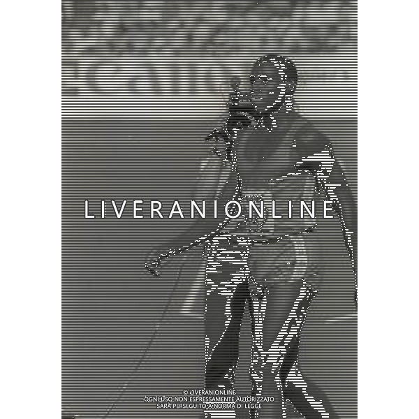 NEG-RETROSPETTIVA CARL LEWIS ATLETICA NELLA FOTO CARL LEWIS A HELSINKI NELL\'ANNO 1983 CAMPIONATI MONDIALI DI ATLETICA AG ALDO LIVERANI SAS