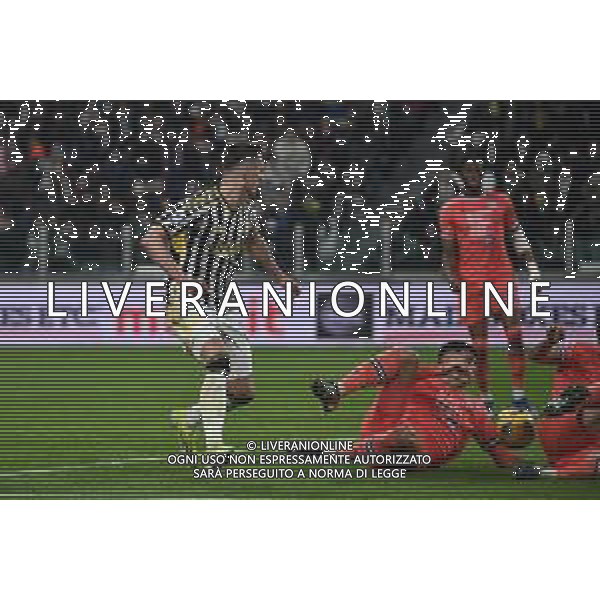 Torino 12.02.2024 Allianz Stadium @Manuela Viganti/Ag. Aldo Liverani sas Juventus vs Udinese Campionato Calcio Serie A TIM 2023/2024 24a giornata Nella foto: presunto fallo di mano su tiro di arkadiusz milik ©Viganti/AGENZIA ALDO LIVERANI SAS