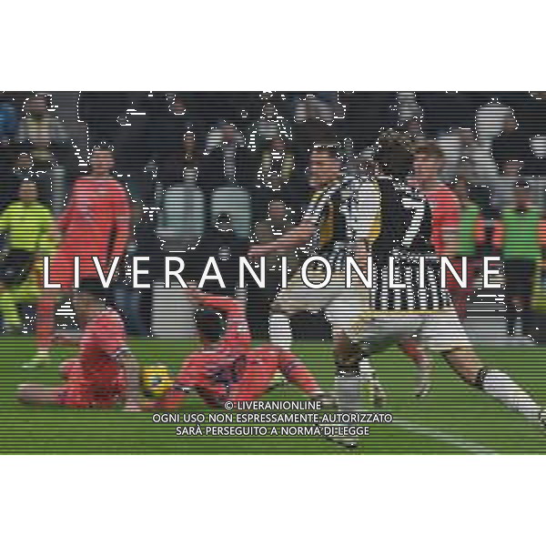 Torino 12.02.2024 Allianz Stadium @Manuela Viganti/Ag. Aldo Liverani sas Juventus vs Udinese Campionato Calcio Serie A TIM 2023/2024 24a giornata Nella foto: Fallo in aresa di mani non rilevato dall\'arbitro e dal var ©Viganti/AGENZIA ALDO LIVERANI SAS