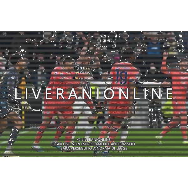 Torino 12.02.2024 Allianz Stadium @Manuela Viganti/Ag. Aldo Liverani sas Juventus vs Udinese Campionato Calcio Serie A TIM 2023/2024 24a giornata Nella foto: proteste di milik per il fallo in aresa di mani non rilevato dall\'arbitro e dal var ©Viganti/AGENZIA ALDO LIVERANI SAS