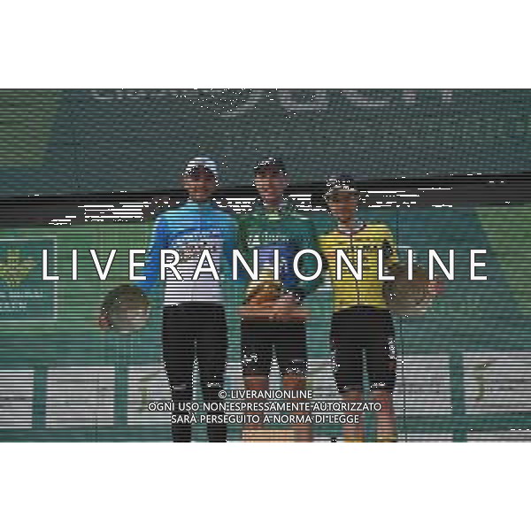 12-02-2024 Clasica Jaen; 2024, Movistar; 2024, Decathlon - Ag2r La Mondiale; 2024, Visma - Lease A Bike; Lazkano, Oier; Tronchon, Bastien; Tratnik, Jan; Ubeda; ©SIROTTI/AGENZIA ALDO LIVERANI SAS