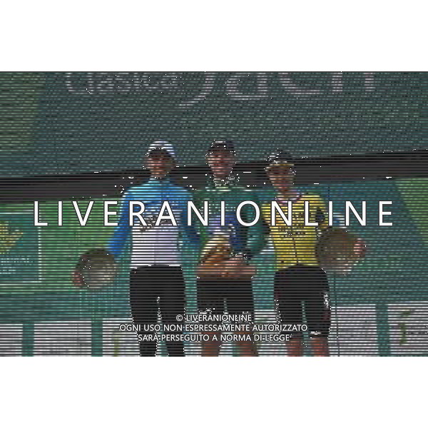 12-02-2024 Clasica Jaen; 2024, Movistar; 2024, Decathlon - Ag2r La Mondiale; 2024, Visma - Lease A Bike; Lazkano, Oier; Tronchon, Bastien; Tratnik, Jan; Ubeda; ©SIROTTI/AGENZIA ALDO LIVERANI SAS