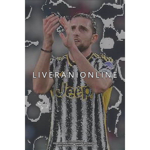 Torino 12.02.2024 Allianz Stadium @Manuela Viganti/Ag. Aldo Liverani sas Juventus vs Udinese Campionato Calcio Serie A TIM 2023/2024 24a giornata Nella foto: delusione adrien rabiot a fine gara ©VigantiAGENZIA ALDO LIVERANI SAS