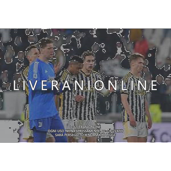 Torino 12.02.2024 Allianz Stadium @Manuela Viganti/Ag. Aldo Liverani sas Juventus vs Udinese Campionato Calcio Serie A TIM 2023/2024 24a giornata Nella foto: delusione juventus a fine gara