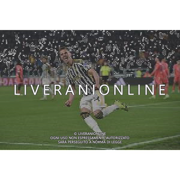 Torino 12.02.2024 Allianz Stadium @Manuela Viganti/Ag. Aldo Liverani sas Juventus vs Udinese Campionato Calcio Serie A TIM 2023/2024 24a giornata Nella foto: esultanza arkadiusz milik prima che gli annullassero il gol