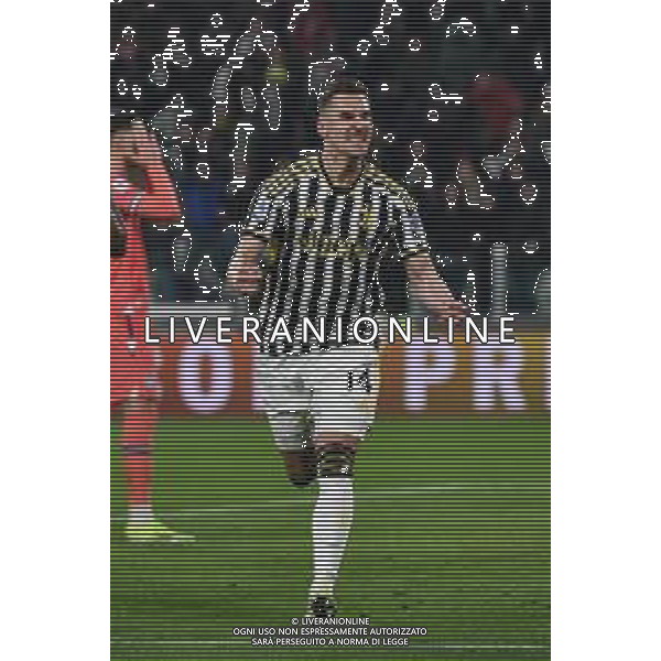 Torino 12.02.2024 Allianz Stadium @Manuela Viganti/Ag. Aldo Liverani sas Juventus vs Udinese Campionato Calcio Serie A TIM 2023/2024 24a giornata Nella foto: esultanza arkadiusz milik prima che gli annullassero il gol
