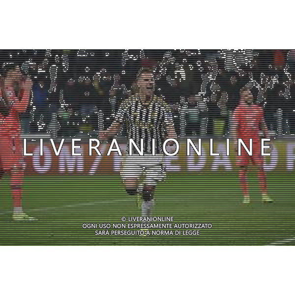 Torino 12.02.2024 Allianz Stadium @Manuela Viganti/Ag. Aldo Liverani sas Juventus vs Udinese Campionato Calcio Serie A TIM 2023/2024 24a giornata Nella foto: esultanza arkadiusz milik prima che gli annullassero il gol