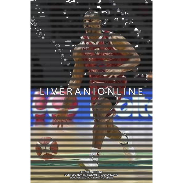 Torino 14.02.2024 Inalpi Arena EA7 Emporio Armani Milano vs Dolomiti Energia Trentino Final Eight Coppa Italia 2024 Quarti di Finale Nella foto: kyle hines ©VIGANTI/AGENZIA ALDO LIVERANI SAS