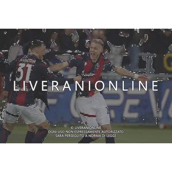 ZCP - 14/02/2024 Bologna vs Fiorentina Campionato di Calcio Serie A Tim - nella foto: Esultanza odgaard dopo il goal ©Claudio Zamagni/Agenzia Aldo Liverani /AGENZIA ALDO LIVERANI SAS