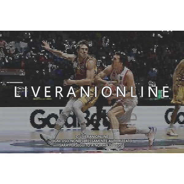 Torino 14.02.2024 Inalpi Arena Umana Reyer Venezia vs Estra Pistoia Final Eight Coppa Italia 2024 Quarti di Finale Nella foto: lorenzo saccagi e andrea de nicolao ©Viganti/AGENZIA ALDO LIVERANI SAS