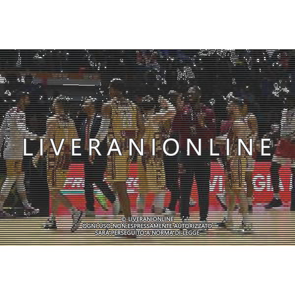 Torino 14.02.2024 Inalpi Arena Umana Reyer Venezia vs Estra Pistoia Final Eight Coppa Italia 2024 Quarti di Finale Nella foto: festa venezia a fine gara ©Viganti/AGENZIA ALDO LIVERANI SAS
