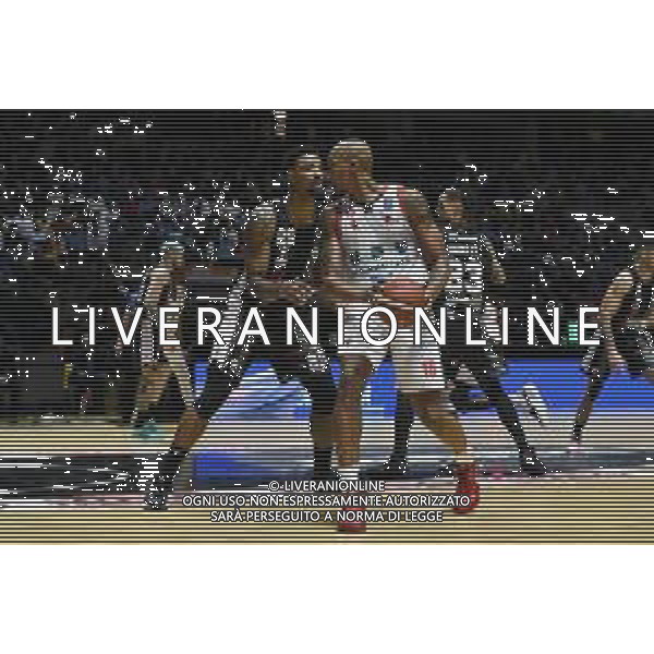 Torino 15.02.2024 Inalpi Arena Virtus Segafredo Bologna vs Unahotels Reggio Emilia Final Eight Coppa Italia 2024 Quarti di Finale Nella foto: darion atkins e jordan mickey ©Viganti/AGENZIA ALDO LIVERANI SAS