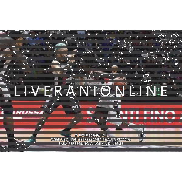 Torino 15.02.2024 Inalpi Arena Virtus Segafredo Bologna vs Unahotels Reggio Emilia Final Eight Coppa Italia 2024 Quarti di Finale Nella foto: isaia cordinier e briante weber ©Viganti/AGENZIA ALDO LIVERANI SAS