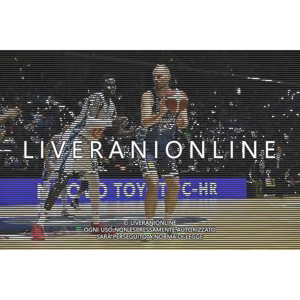 Torino 15.02.2024 Inalpi Arena Germani Brescia vs Generazione Vincente Napoli Basket Final Eight Coppa Italia 2024 Quarti di Finale Nella foto: miro bilan e andrea mabor dut biar ©Viganti/AGENZIA ALDO LIVERANI SAS