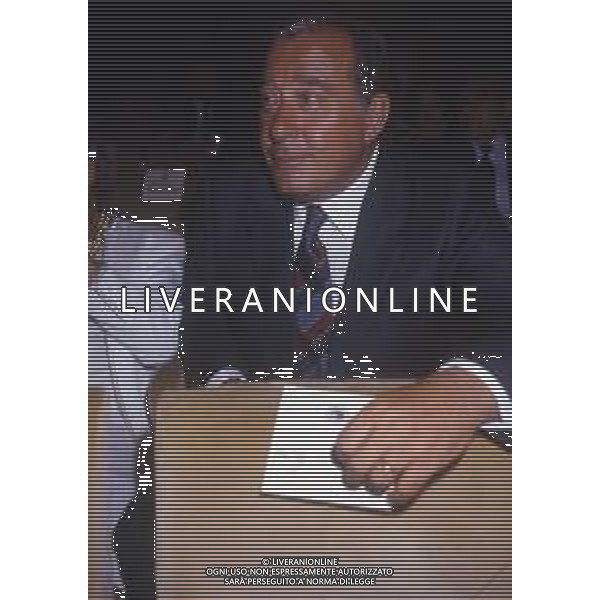 DIAP-RETROSPETTIVA BIAGIO AGNES GIORNALISTA E DIRIGENTE D\'AZIENDA NELLA FOTO BIAGIO AGNES NELL\'ANNO 1985 AG ALDO LIVERANI SAS