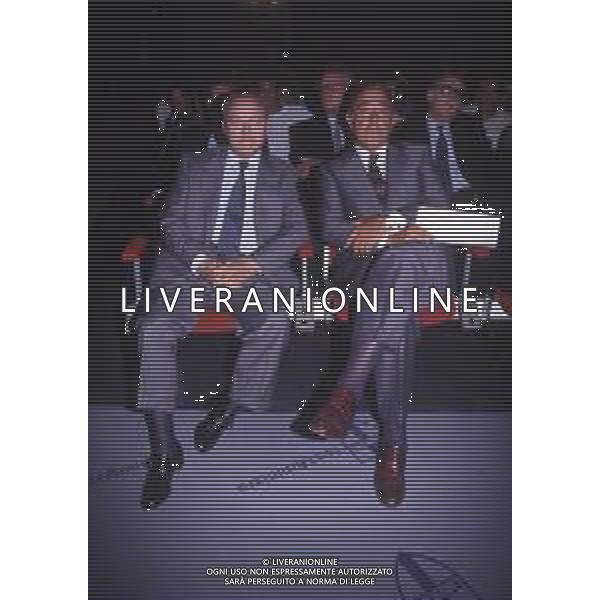 DIAP-RETROSPETTIVA BIAGIO AGNES GIORNALISTA E DIRIGENTE D\'AZIENDA NELLA FOTO BIAGIO AGNES CON ETTORE BERNABEI  AG ALDO LIVERANI SAS  