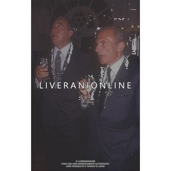 DIAP-RETROSPETTIVA BIAGIO AGNES GIORNALISTA E DIRIGENTE D\'AZIENDA NELLA FOTO BIAGIO AGNES CON ENRICO MANCA AG ALDO LIVERANI SAS   