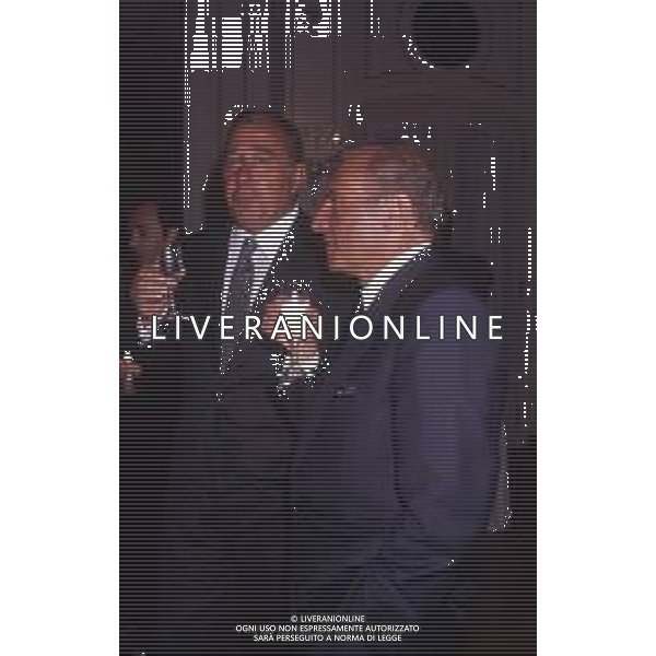 DIAP-RETROSPETTIVA BIAGIO AGNES GIORNALISTA E DIRIGENTE D\'AZIENDA NELLA FOTO BIAGIO AGNES CON ENRICO MANCA AG ALDO LIVERANI SAS   