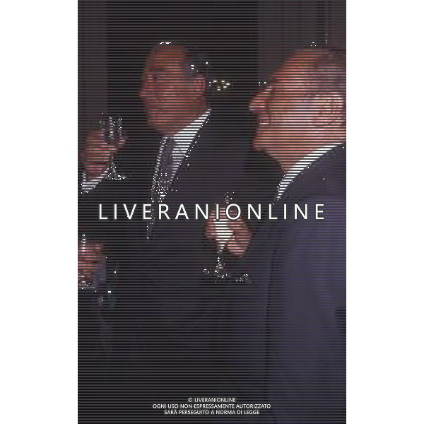 DIAP-RETROSPETTIVA BIAGIO AGNES GIORNALISTA E DIRIGENTE D\'AZIENDA NELLA FOTO BIAGIO AGNES CON ENRICO MANCA AG ALDO LIVERANI SAS  