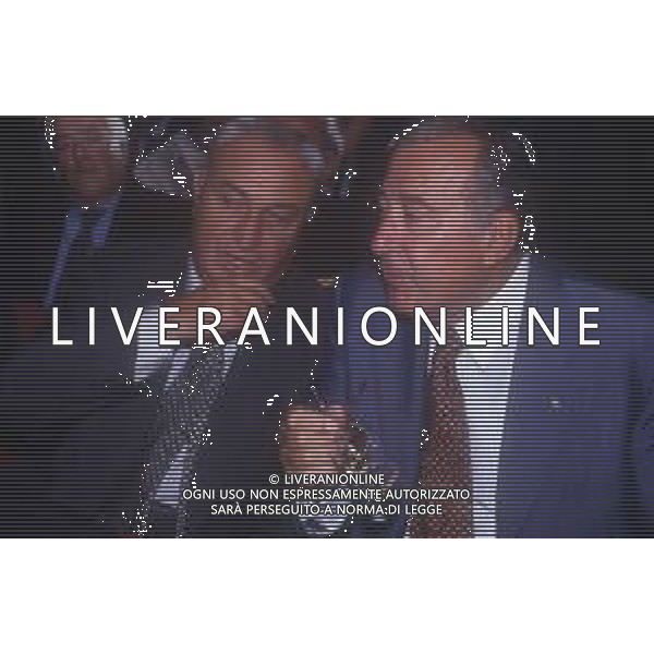 DIAP-RETROSPETTIVA BIAGIO AGNES GIORNALISTA E DIRIGENTE D\'AZIENDA NELLA FOTO BIAGIO AGNES E FABIANO FABIANI AG ALDO LIVERANI SAS 