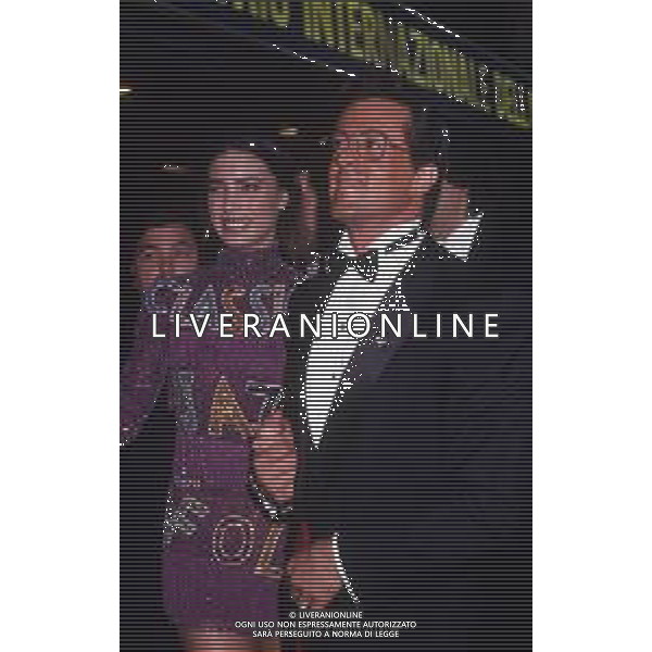 DIAP-RETROSPETTIVA SILVESTER STALLONE ATTORE NELLA FOTO SILVESTER STALLONE CON JENNIFER FLAVIN A CANNES NELL\'ANNO 1989 AG ALDO LIVERANI SAS 