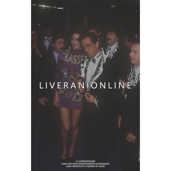DIAP-RETROSPETTIVA SILVESTER STALLONE ATTORE NELLA FOTO SILVESTER STALLONE CON JENNIFER FLAVIN A CANNES NELL\'ANNO 1989 AG ALDO LIVERANI SAS 