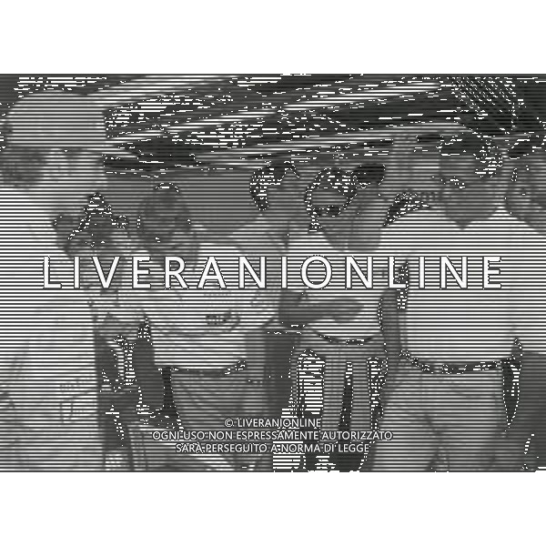 NEG-RETROSPETTIVA SILVESTER STALLONE ATTORE NELLA FOTO SILVESTER STALLONE A MONZA NELL\'ANNO 1994 AG ALDO LIVERANI SAS