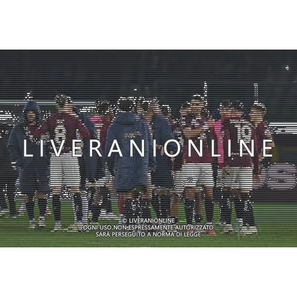 TVMV-Torino 16.02.2024 Stadio Grande Torino Torino vs Lecce Campionato Calcio Serie A TIM 2023/2024 25a giornata Nella foto: festa torino a fine gara ©Viganti/AGENZIA ALDO LIVERANI SAS