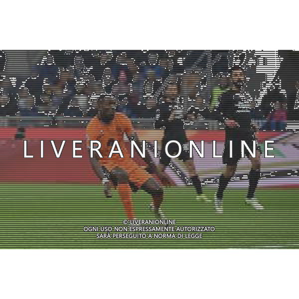 Inter vs Salernitana nella foto Marcus Thuram (Inter) segna il gol dell\'1 a 0 Milano 16-02-2024 Stadio Giuseppe Meazza - San Siro Campionato Serie A TIM - 25a giornata foto Roberto Garavaglia/Agenzia Aldo Liverani sas/AGENZIA ALDO LIVERANI SAS