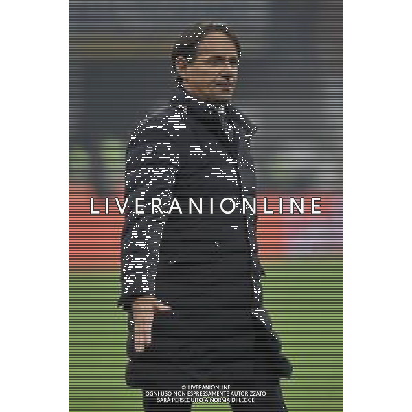 Inter vs Salernitana nella foto Simone Inzaghi allenatore Inter Milano 16-02-2024 Stadio Giuseppe Meazza - San Siro Campionato Serie A TIM - 25a giornata foto Roberto Garavaglia/Agenzia Aldo Liverani sas