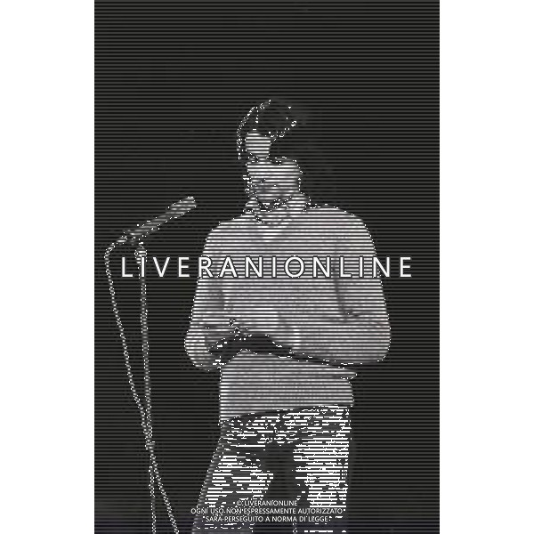 NEG-RETROSPETTIVA DRUPI CANTANTE NELLA FOTO DRUPI NELL\'ANNO 1975 AL FESTIVALBAR AG ALDO LIVERANI SAS 