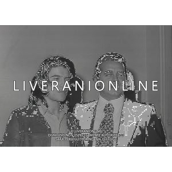 NEG-RETROSPETTIVA DRUPI CANTANTE NELLA FOTO DRUPI CON VITTORIO SALVETTI NELL\'ANNO 1976 AL FESTIVAL DI SANREMO AG ALDO LIVERANI SAS  