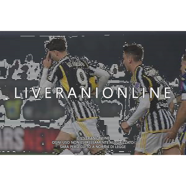 Hellas Verona vs Juventus nella foto Dusan Vlahovic (Juventus) esulta dopo il gol dell\'1 a 1 Verona 17-02-2024 Stadio Marcantonio Bentegodi Campionato Serie A TIM - 25a giornata foto Roberto Garavaglia/Agenzia Aldo Liverani sas