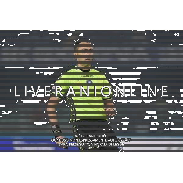 Hellas Verona vs Juventus nella foto l\'arbitro Marco Di Bello di Brindisi Verona 17-02-2024 Stadio Marcantonio Bentegodi Campionato Serie A TIM - 25a giornata foto Roberto Garavaglia/Agenzia Aldo Liverani sas