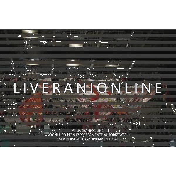 Torino 17.02.2024 Inalpi Arena EA7 Emporio Armani Milano vs Umana Final Eight Coppa Italia 2024 Semifinale Nella foto: tifosi Milano ©Viganti/AGENZIA ALDO LIVERANI SAS