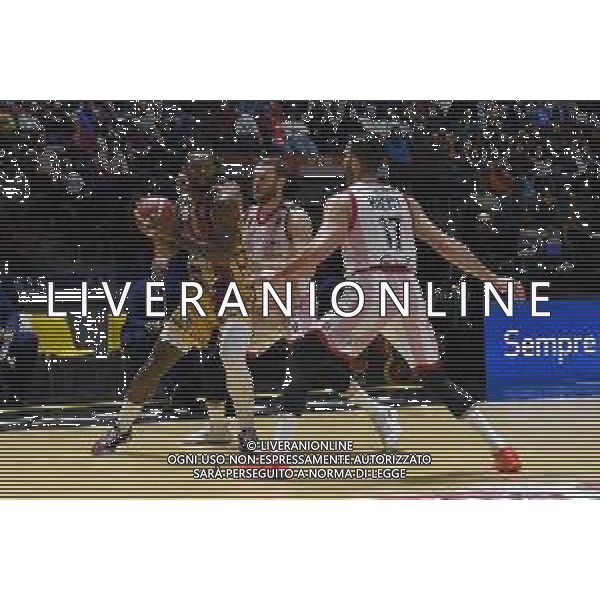 Torino 17.02.2024 Inalpi Arena EA7 Emporio Armani Milano vs Umana Final Eight Coppa Italia 2024 Semifinale Nella foto: amir simms e nicolò melli ©Viganti/AGENZIA ALDO LIVERANI SAS