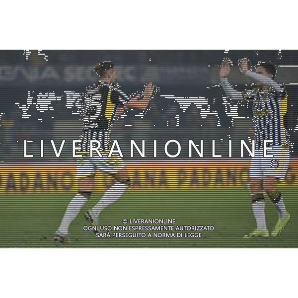 Hellas Verona vs Juventus nella foto esultanza Juventus dopo il gol del 2 a 2 Verona 17-02-2024 Stadio Marcantonio Bentegodi Campionato Serie A TIM - 25a giornata foto Roberto Garavaglia/Agenzia Aldo Liverani sas