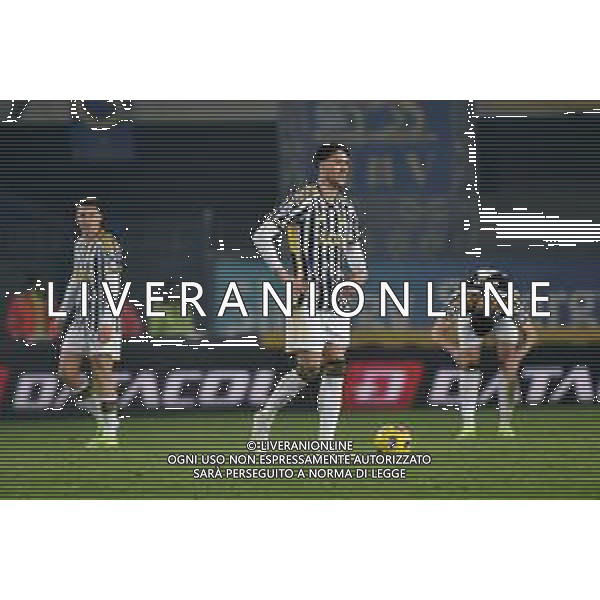 Hellas Verona vs Juventus nella foto delusione Juventus dopo il gol subito Verona 17-02-2024 Stadio Marcantonio Bentegodi Campionato Serie A TIM - 25a giornata foto Roberto Garavaglia/Agenzia Aldo Liverani sas