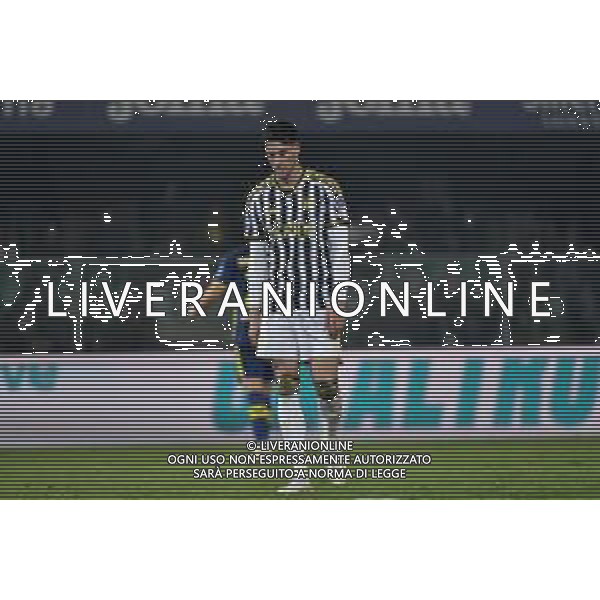 Hellas Verona vs Juventus nella foto Dusan Vlahovic (Juventus) Verona 17-02-2024 Stadio Marcantonio Bentegodi Campionato Serie A TIM - 25a giornata foto Roberto Garavaglia/Agenzia Aldo Liverani sas
